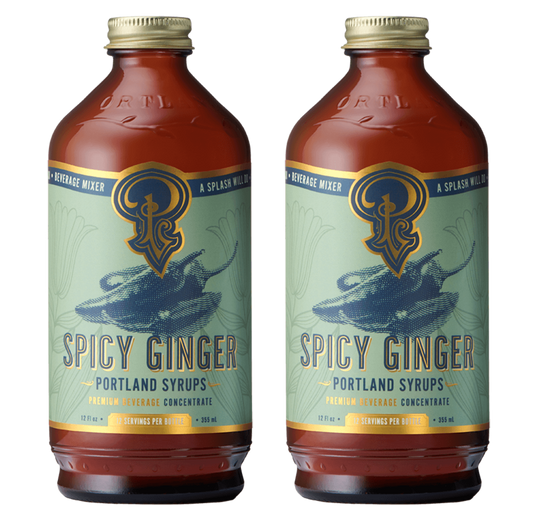 Spicy Ginger Syrup two-pack by Portland Syrups