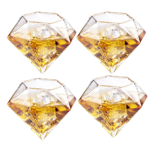 Diamond Glasses Set of 4