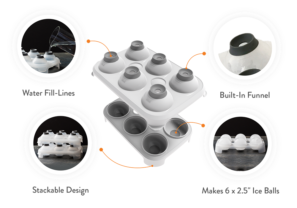 Sveres Jumbo Ice Ball Tray