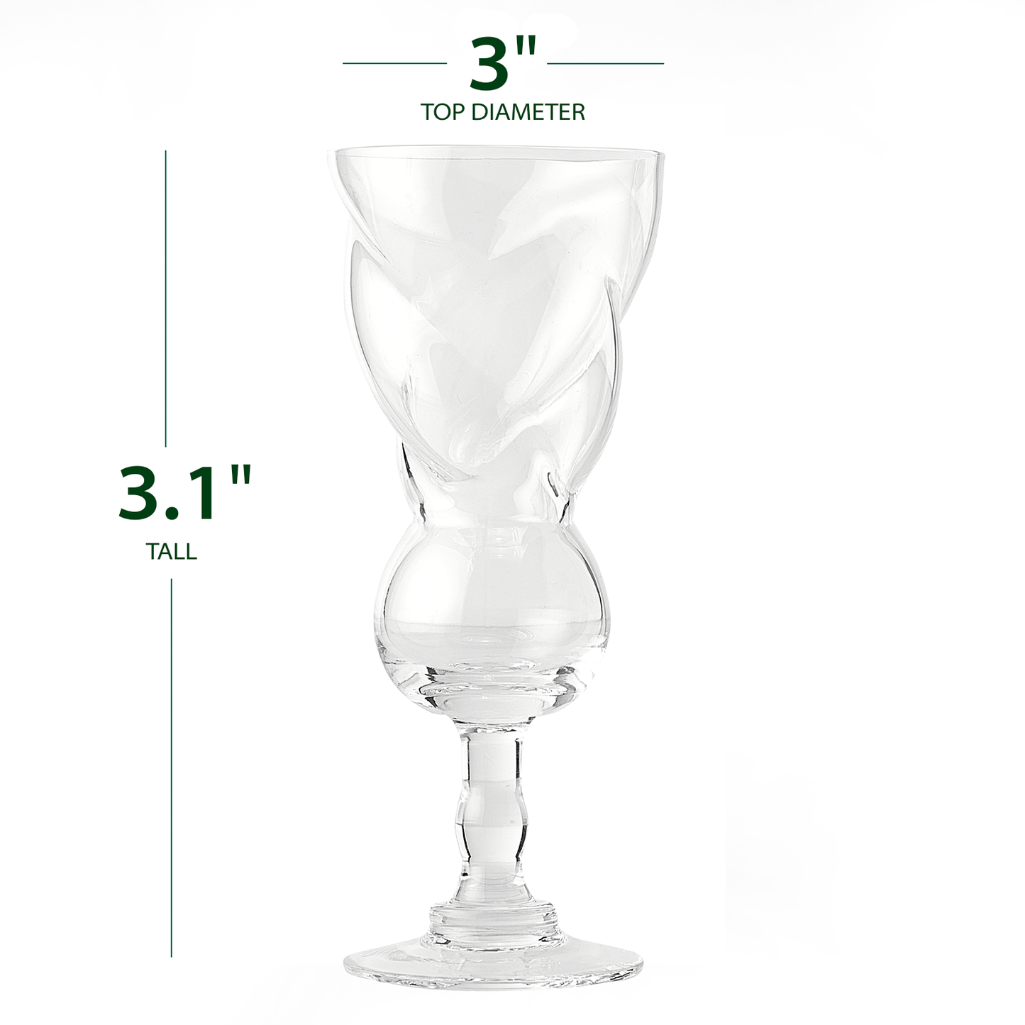 Absinthe Glasses 7.6 oz  Set of 6