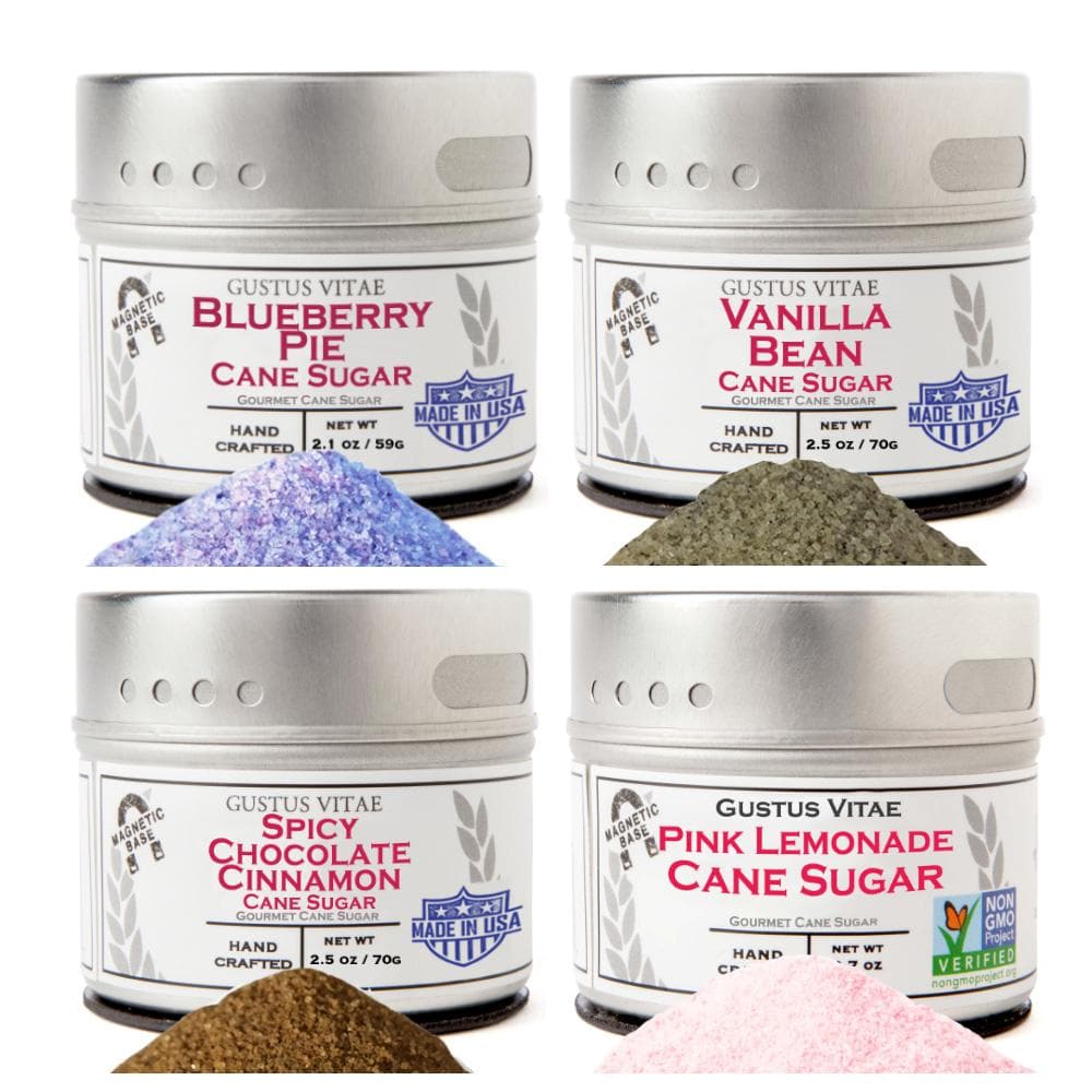 Bakers Delight Cane Sugars - 4 Tins
