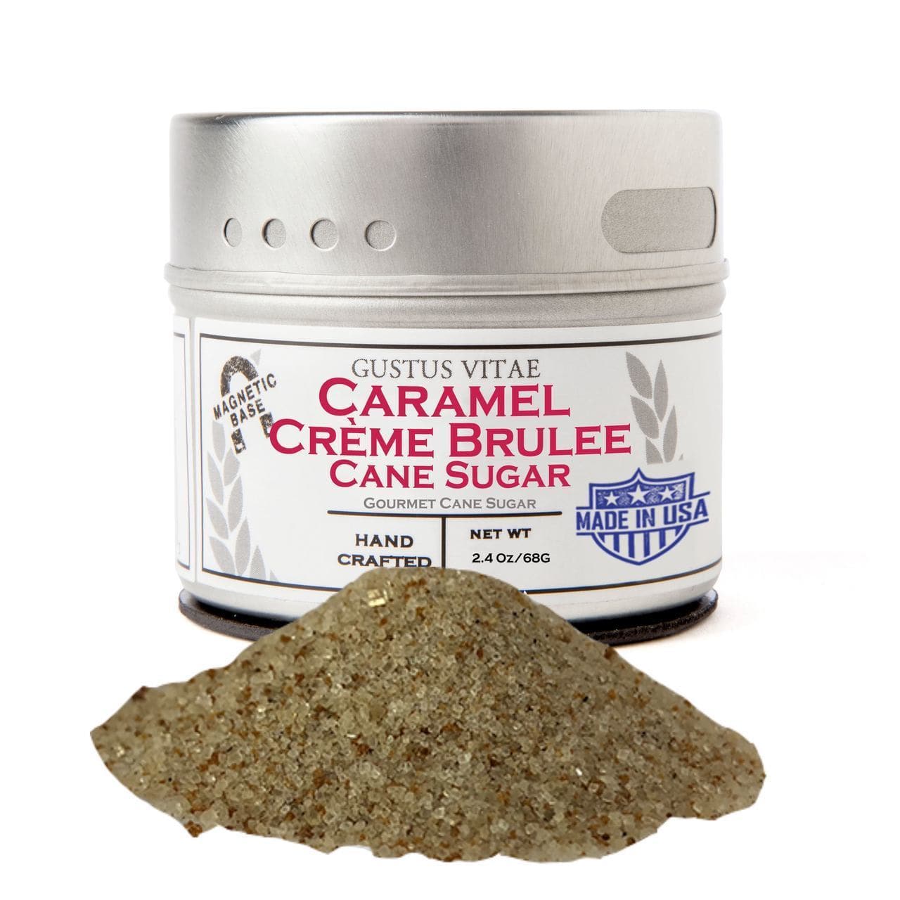 Caramel Crème Brûlée Cane Sugar by Gustus Vitae