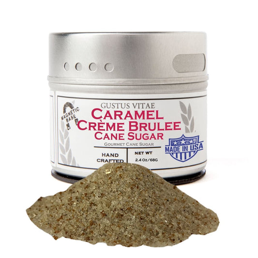 Caramel Crème Brûlée Cane Sugar by Gustus Vitae