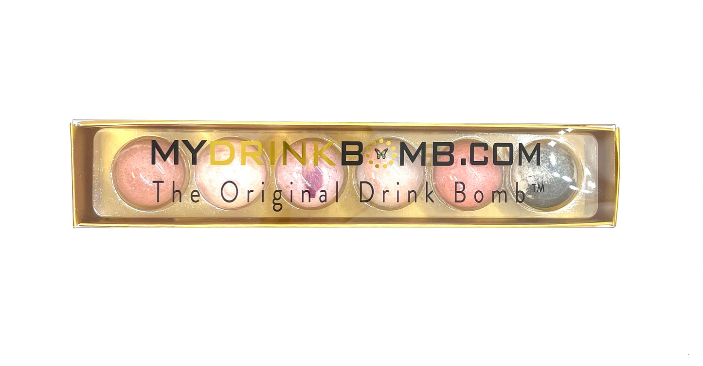 Valentines Special - Pretty & Pink Cocktail Drink Bomb™ 6 Pack by My Drink Bomb