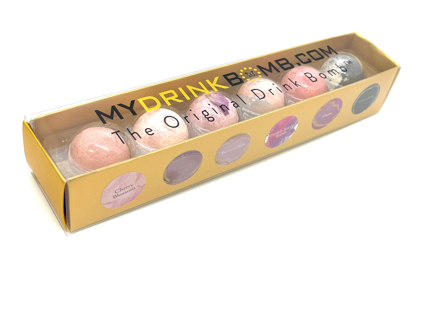 Valentines Special - Pretty & Pink Cocktail Drink Bomb™ 6 Pack by My Drink Bomb