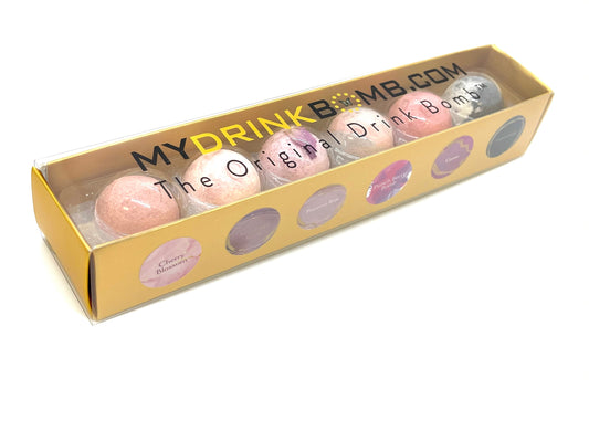 Valentines Special - Pretty & Pink Cocktail Drink Bomb™ 6 Pack by My Drink Bomb