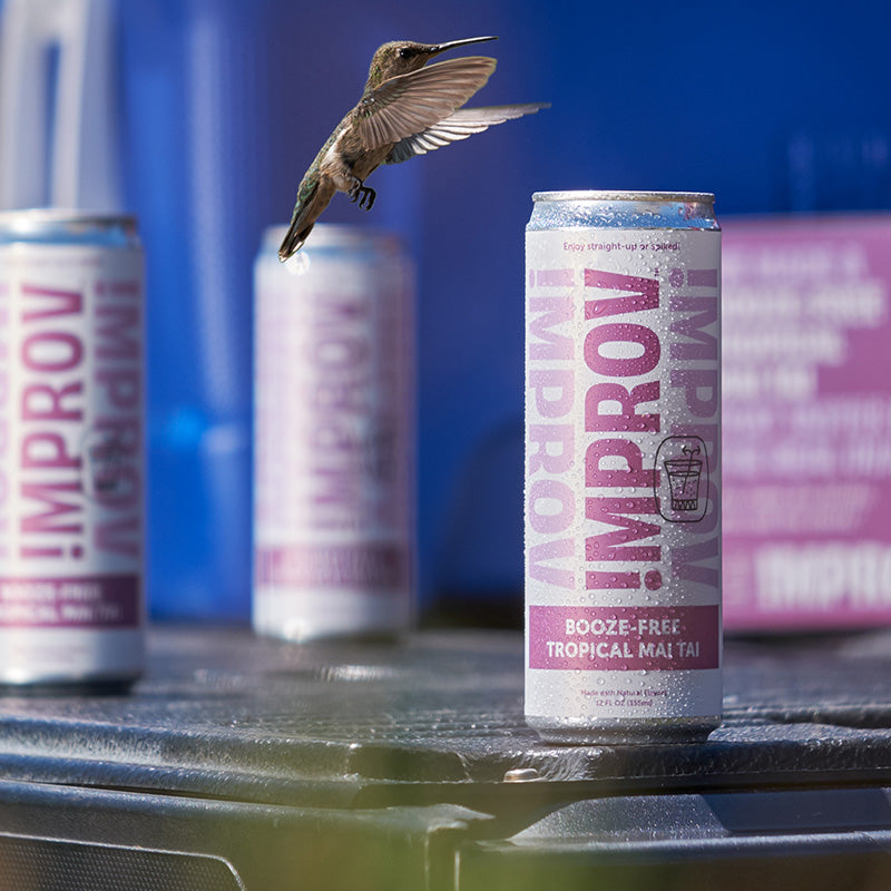 Booze-Free Tropical Mai Tai 8 Pack by IMPROV Booze-Free Cocktails
