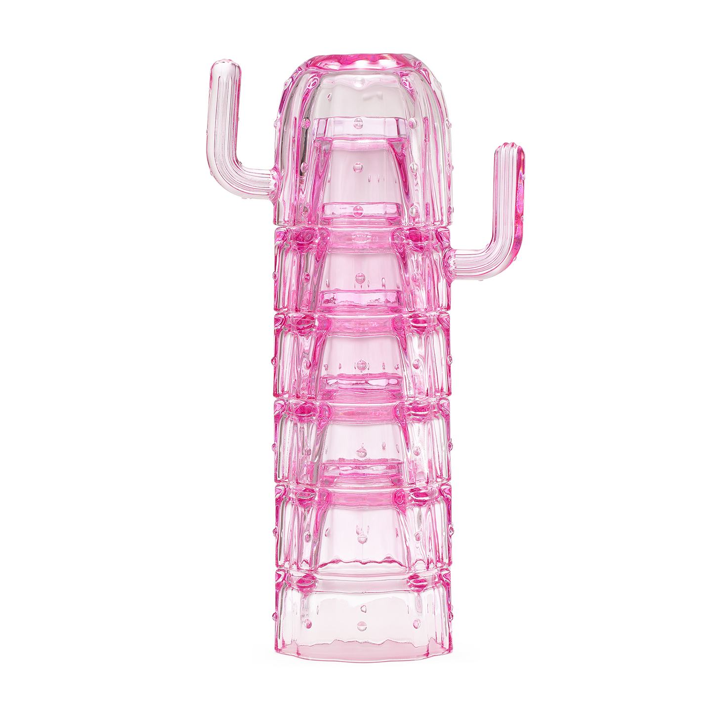 Cactus Stackable Glasses 10 oz Set of 6