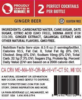 Top Note Tonic Store Ginger Beer -16 Pack
